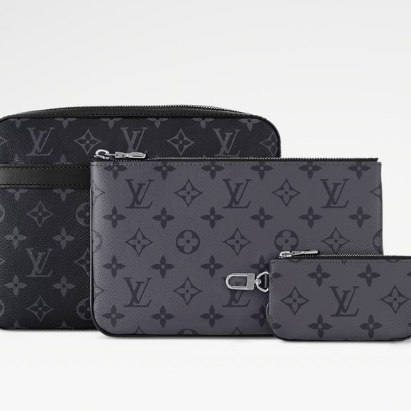 Louis Vuitton Monogram eclipse trio messenger Men's Bag - Picture 7 of 16